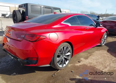2021 Infiniti Q60 Red Sport 400 Awd from USA, damaged, VIN JN1FV7LL7MM560352